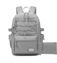 Smart Bags Sırt Çantası Okul Boyu Kalem Kutusu Hediyeli 3156 (Vizon)