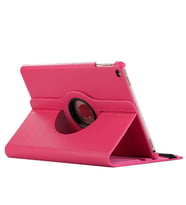 Apple iPad 8. Nesil 10.2" Kılıf 360 Dönebilen Standlı Case A2270 A2428 A2429 A24 (Koyu Pembe)