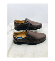 ÇİĞDEM GERÇEK DERİ TOPUK JELLİ SİYAH ERKEK AYAKKABI (960) - SİYAH - 41 - ST01296-SİYAH-41 (Acı Kahve)