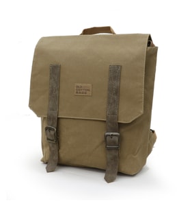 7000 S Patroit Suya Dayanıklı Mumlu Kanvas Sırt Okul Seyahat 15.6 inch inç Laptop Çantası (Camel)