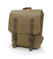 7000 S Patroit Suya Dayanıklı Mumlu Kanvas Sırt Okul Seyahat 15.6 inch inç Laptop Çantası (Camel)