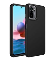 Xiaomi Redmi Note 10S Kılıf Luna Dışı Soft Yumuşak İçi Kadife (Buz Mavisi)