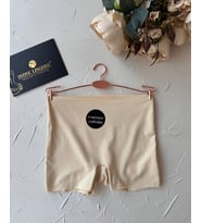 Cool Comfort Yüksek Bel Ağı Pamuklu Yüksek Bel Kadın Boxer (Ten)