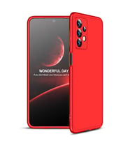 Galaxy A23 Kılıf Zore Ays Full Koruma Kılıf (Kırmızı)