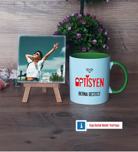 Optisyen Fotoğraflı Dekoratif Taş, Kupa Bardak Beyaz Hediye (Model 14)