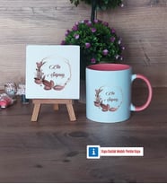 Doğum Günü Hediyesi İsme Özel Dekoratif Taş, Kupa Bardak Kırmızı Hediye (Model 5)