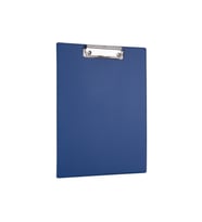 Kapaksız Sekreterlik A4 Pvc 100 Yaprak Kapasiteli Clip Board 22,5x32 cm (Mavi)