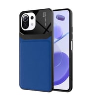 Xiaomi Mi 11 Lite Kılıf Parlak TPU Emiks Kapak (Lacivert)