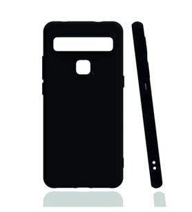 TCL 10L Kılıf Kamera Korumalı Silikon Rubber Arka Kapak (Siyah)