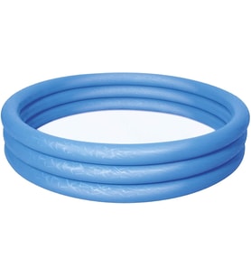 62008 Şişirme Pompasıyla -Bestway 51024, 3 Boğum Çocuk Havuzu, 102x25 cm (Mavi)
