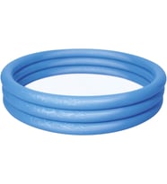 62008 Şişirme Pompasıyla -Bestway 51024, 3 Boğum Çocuk Havuzu, 102x25 cm (Mavi)