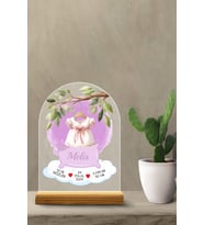 Kişiye Özel Pleksi Erkek ve Kız Bebeklere Özel Tasarım - Özelleştirilebilir Kıyafetli Bebek Model (Model 2)