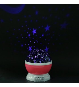 Star Master Projeksiyon Gece Lambası (Pembe)