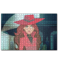 Cakapuzzle Carmen Sandiego Portre  Puzzle Yapboz MDF (Ahşap) (255 Parça)