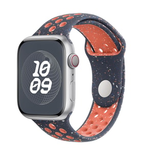 Microsonic Apple Watch SE 2022 44mm Kordon Flame Sport Band Yavruağzı (Lacivert)