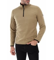 Ghassy Co. Erkek Yarım Fermuarlı Polar 9 Renk (Bej)