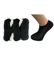 12'Lİ SET YAZLIK ERKEK SNEAKERS ÇORAP (Siyah)