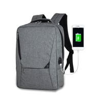 My Valice Smart Bag ACTİVE Usb Şarj Girişli Slim Notebook Sırt Çantası (Gri)