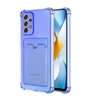 Microsonic Samsung Galaxy A73 5G Card Slot Shock Kılıf Pembe (Mavi)