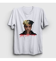 Presmono Unisex Sarı Forever XXXTentacion T-Shirt 47670tt (Beyaz)