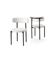 Alfa Metal Mutfak Sandalyesi 2 Li Set  (Krem)