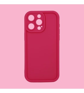IPHONE 15 PRO; KENARI ÇIKINTILI, DARBE ÖNLEYİCİ, KAMERA KORUYUCULU LÜKS SİLİKON KILIF (Pembe)
