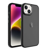 Apple iPhone 14 Plus Kılıf Zore May Arka Yüzey Buzlu Kılıf (Siyah)
