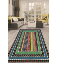 Dijital Kaymaz Taban Yıkanabilir Modern Renkli Salon Halısı Mutfak Halısı Yolluk ND-HT-1114 (Çok Renkli)