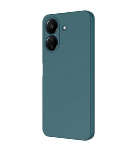 Xiaomi Redmi 13C Kılıf Mara Lansman İç Yüzeyi Kadife Kılıf (Koyu Yeşil)