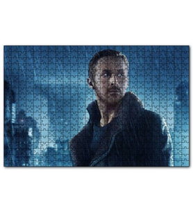 Cakapuzzle Blade Runner Ryan Gosling Yağmur Altında  Puzzle Yapboz MDF (Ahşap) (1000 Parça)