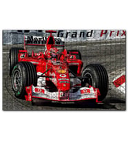 Cakapuzzle Grand Prix Fiat Yarış Arabası Görseli  Puzzle Yapboz MDF (Ahşap) (1000 Parça)