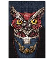 Cakapuzzle Aristokrat Baykuş Puzzle Yapboz MDF (Ahşap) (1000 Parça)