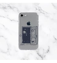 Iphone 7/8 Tasarım Kılıfları (103 Tasarım) (Siyah-Gri)