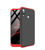 Microsonic Huawei P20 Lite Kılıf Double Dip 360 Protective (Kırmızı)