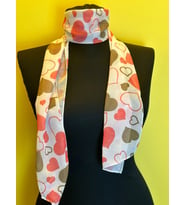 KALPLİ TÜL KADIN FULAR ŞAL BANDANA SAÇ BANDI 140X19 CM (Turuncu)