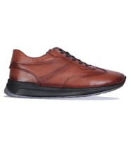 Mp 242-4566Mr %100 Deri Poli Erkek Günlük Casual Ayakkabı (Taba)