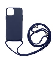 Apple iPhone 13 Pro Kılıf Zore Ropi İpli Silikon Kılıf (Lacivert)