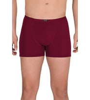 Erkek İnce Kemerli Likralı Boxer Berrak-4488 (Bordo)