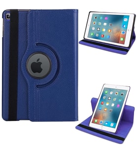 Apple Ipad 8 Nesil / 9 Nesil 10,2 inç Döner Standlı Tablet Kılıfı (Lacivert)