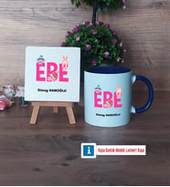 Ebe Dekoratif Taş, Kupa Bardak Kırmızı Hediye (Model 2)