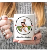 Babalar Günün Kutlu Olsun Kupa Bardak (Beyaz)