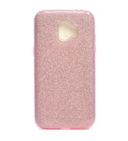 Samsung Galaxy J2 Pro 2018 Kılıf Simli Parlak Shining Kapak (Pembe)