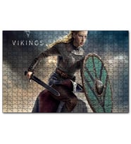 Cakapuzzle Vikingler Katheryn Lagertha  Puzzle Yapboz MDF (Ahşap) (1000 Parça)