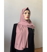 Armine Trend Kadın Medine İpeği Şal ( 70 x 190 cm) (Y.Gül Kurusu)