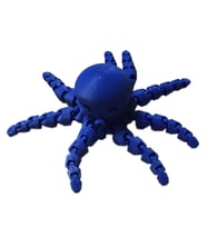 NCT 3D Printer Baskı Hareket Eklemli Ahtapot Modeli Sarı (Mavi)