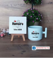 Hemşire Dekoratif Taş, Kupa Bardak Kırmızı Hediye (Model 11)