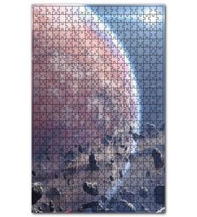 Cakapuzzle Gezegen ve Etrafındaki Asteroid Kuşağı Puzzle Yapboz MDF (Ahşap) (255 Parça)
