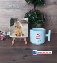 Anestezi Uzmanı Fotoğraflı Dekoratif Taş, Kupa Bardak Beyaz Hediye Anestezi Uzmanına Tıp Bayramı Hediyesi (Model 12)
