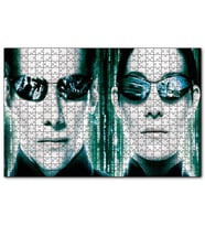 Cakapuzzle The Matrix Neo ve Trinity  Puzzle Yapboz MDF (Ahşap) (500 Parça)