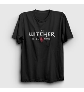 Presmono Unisex Sarı Wild Hunt Dizi Witcher T-Shirt 327698tt (Siyah)